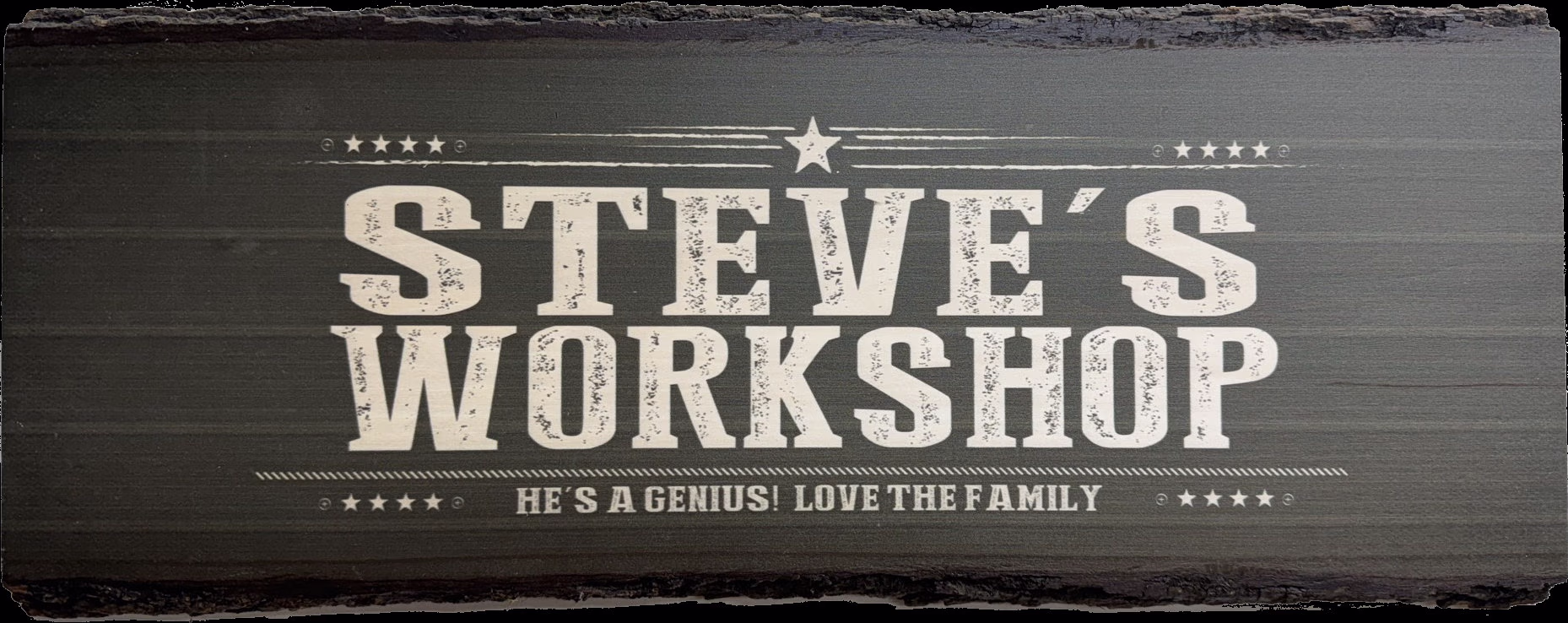 The most precious thing in my shop. A gift from the family.