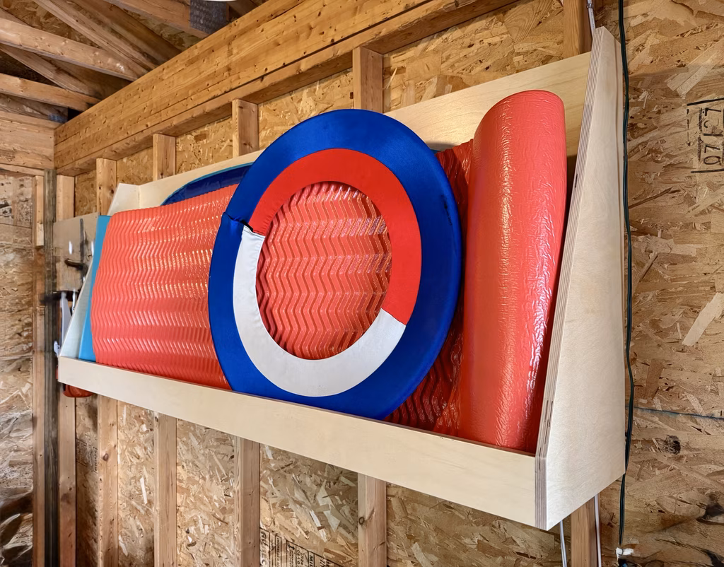 Pool Mat Shelf